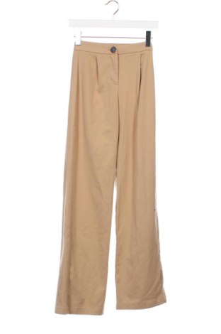 Pantaloni de femei Bershka, Mărime XXS, Culoare Bej, Preț 68,88 Lei