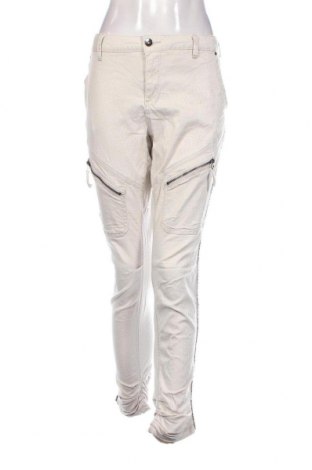 Дамски панталон Denim Identity By Zizzi, Размер XL, Цвят Бежов, Цена 19,25 лв.