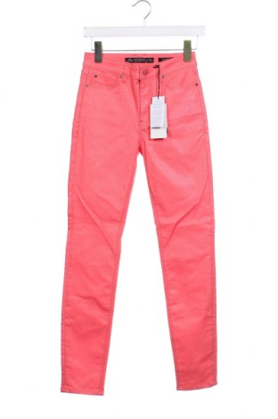 Дамски панталон Guess, Размер XS, Цвят Розов, Цена 68,80 лв.