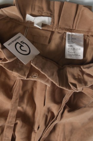 Дамски панталон H&M, Размер XS, Цвят Кафяв, Цена 8,41 лв.