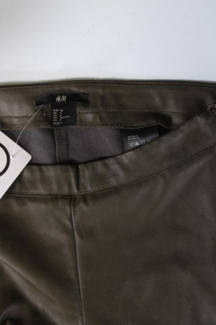 Pantaloni de femei H&M, Mărime XS, Culoare Verde, Preț 33,46 Lei