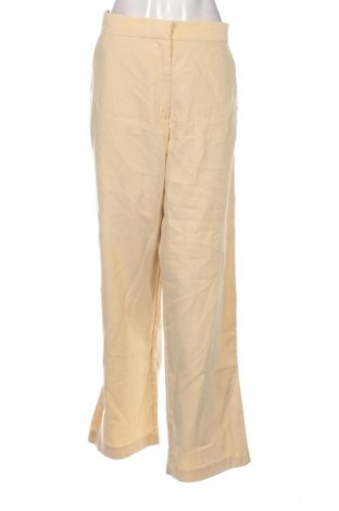 Дамски панталон H&M, Размер XL, Цвят Жълт, Цена 31,36 лв.