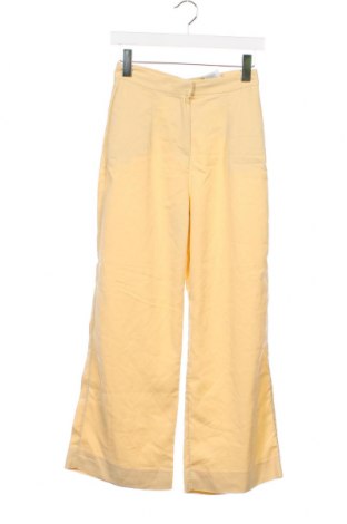 Дамски панталон H&M, Размер XS, Цвят Жълт, Цена 29,33 лв.