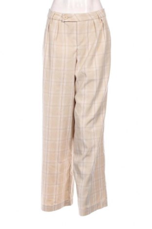 Дамски панталон H&M Divided, Размер XL, Цвят Бежов, Цена 17,40 лв.
