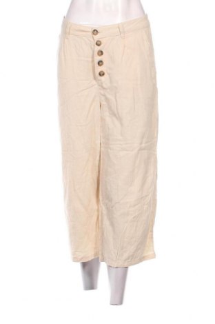 Дамски панталон LC Waikiki, Размер M, Цвят Бежов, Цена 28,80 лв.