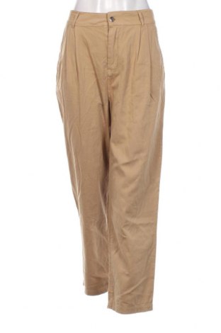 Γυναικείο παντελόνι Mango, Μέγεθος L, Χρώμα  Μπέζ, Τιμή 19,85 €