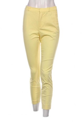 Дамски панталон Massimo Dutti, Размер S, Цвят Жълт, Цена 40,80 лв.
