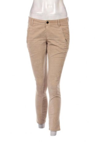 Дамски панталон Massimo Dutti, Размер S, Цвят Бежов, Цена 32,64 лв.