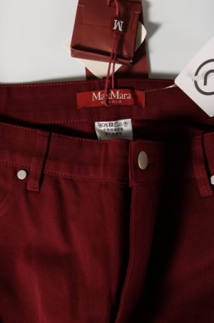 Pantaloni de femei Max Mara Studio, Mărime L, Culoare Roșu, Preț 820,73 Lei
