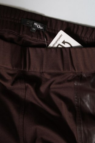 Γυναικείο παντελόνι My Own, Μέγεθος XL, Χρώμα Καφέ, Τιμή 4,66 €
