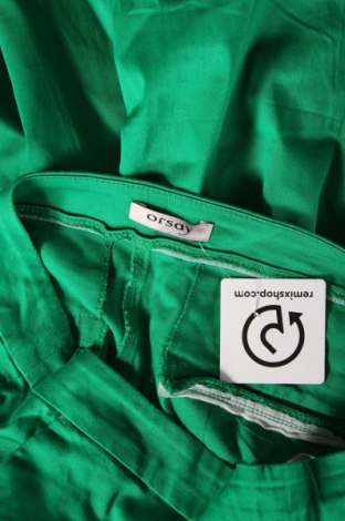 Дамски панталон Orsay, Размер S, Цвят Зелен, Цена 19,67 лв.