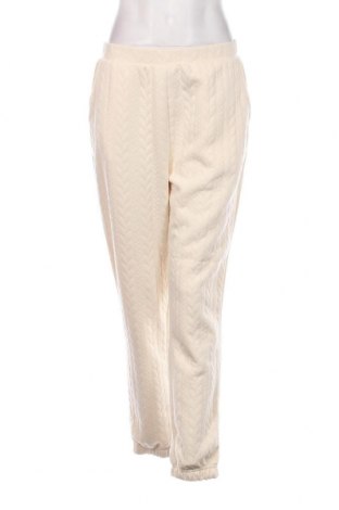 Pantaloni de femei Pieces, Mărime M, Culoare Ecru, Preț 89,74 Lei