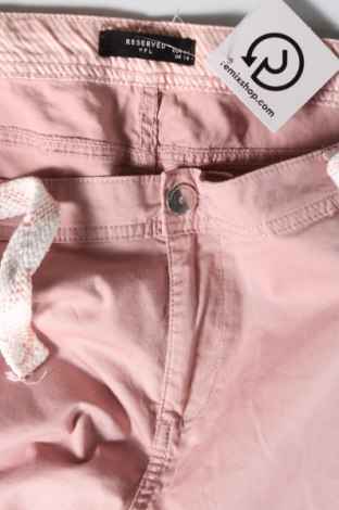 Damskie spodnie Reserved, Rozmiar XL, Kolor Różowy, Cena 66,67 zł