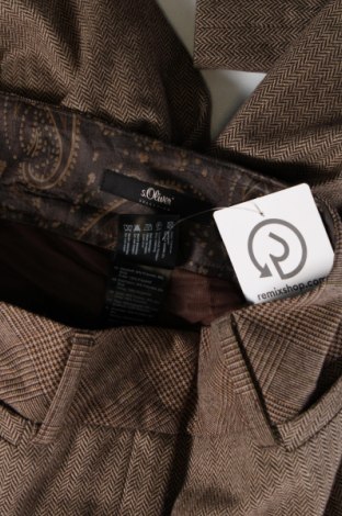 Дамски панталон S.Oliver, Размер XS, Цвят Кафяв, Цена 18,45 лв.