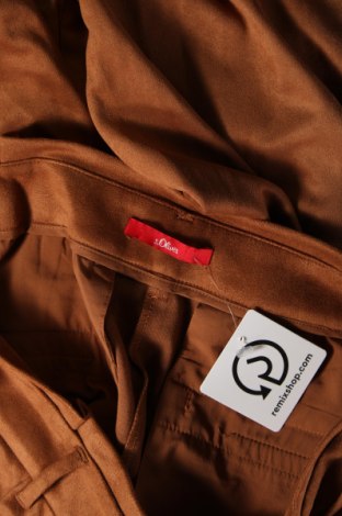 Дамски панталон S.Oliver, Размер L, Цвят Кафяв, Цена 16,40 лв.