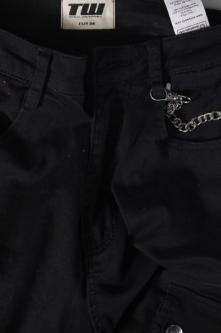 Дамски панталон Tally Weijl, Размер XS, Цвят Черен, Цена 18,40 лв.