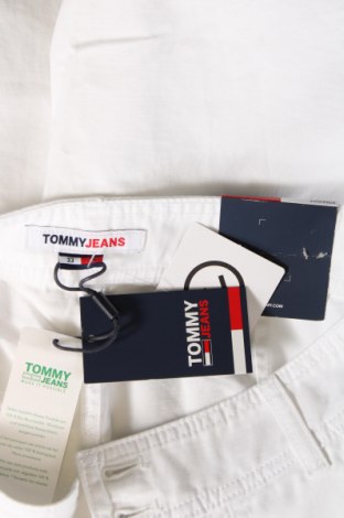 Damskie spodnie Tommy Jeans, Rozmiar XL, Kolor Biały, Cena 271,88 zł