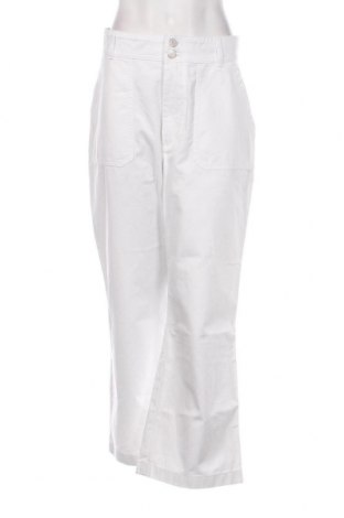 Дамски панталон Tommy Jeans, Размер XL, Цвят Бял, Цена 122,40 лв.