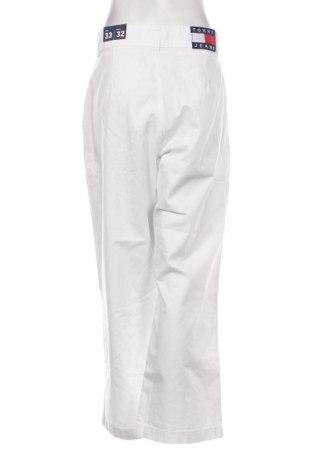 Damskie spodnie Tommy Jeans, Rozmiar XL, Kolor Biały, Cena 271,88 zł
