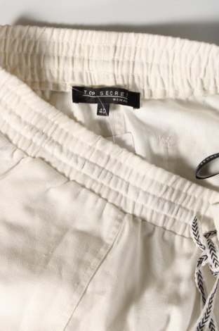 Pantaloni de femei Top Secret, Mărime M, Culoare Alb, Preț 84,09 Lei