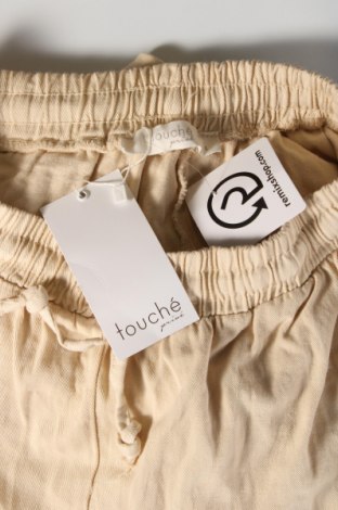 Γυναικείο παντελόνι Touche Prive, Μέγεθος L, Χρώμα  Μπέζ, Τιμή 34,76 €