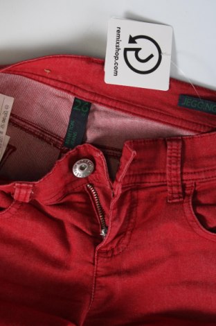 Дамски панталон United Colors Of Benetton, Размер S, Цвят Червен, Цена 18,04 лв.