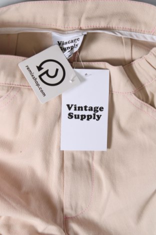 Damskie spodnie Vintage Supply, Rozmiar XS, Kolor Beżowy, Cena 84,28 zł
