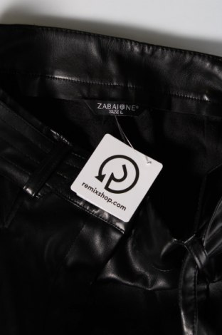 Γυναικείο παντελόνι Zabaione, Μέγεθος L, Χρώμα Μαύρο, Τιμή 6,29 €