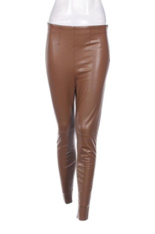 Дамски панталон Zara, Размер S, Цвят Кафяв, Цена 13,77 лв.