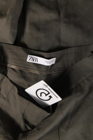 Pantaloni de femei Zara, Mărime S, Culoare Verde, Preț 111,79 Lei