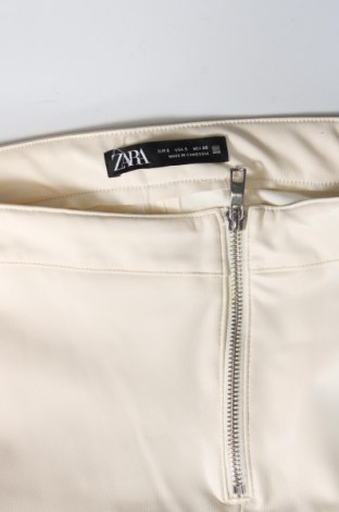 Damenhose Zara, Größe S, Farbe Ecru, Preis 11,16 €