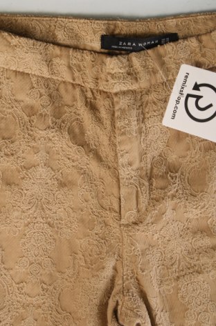 Pantaloni de femei Zara, Mărime XS, Culoare Bej, Preț 16,88 Lei