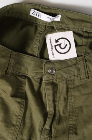 Pantaloni de femei Zara, Mărime XS, Culoare Verde, Preț 88,82 Lei