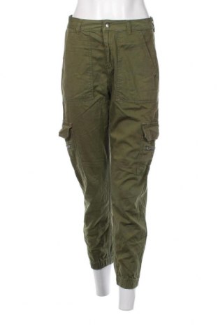 Pantaloni de femei Zara, Mărime XS, Culoare Verde, Preț 39,97 Lei