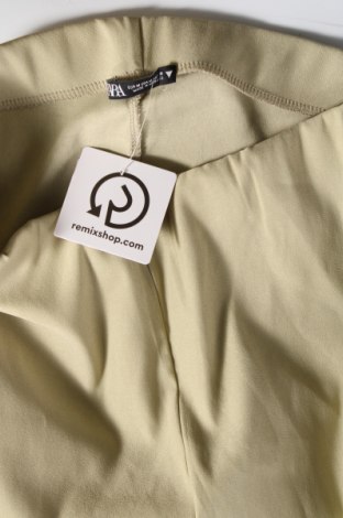 Дамски панталон Zara, Размер M, Цвят Зелен, Цена 30,01 лв.