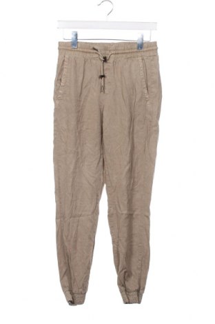 Дамски панталон Zara, Размер XS, Цвят Бежов, Цена 26,97 лв.
