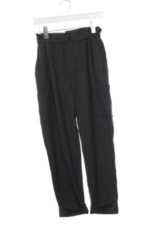 Дамски панталон Zara, Размер XS, Цвят Сив, Цена 7,83 лв.