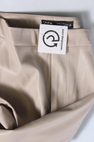 Dámske nohavice Zara, Veľkosť S, Farba Béžová, Cena  15,31 €