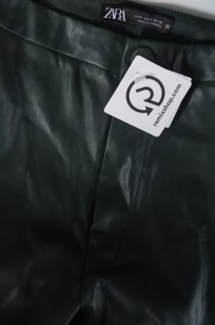 Dámske nohavice Zara, Veľkosť S, Farba Zelená, Cena  15,31 €
