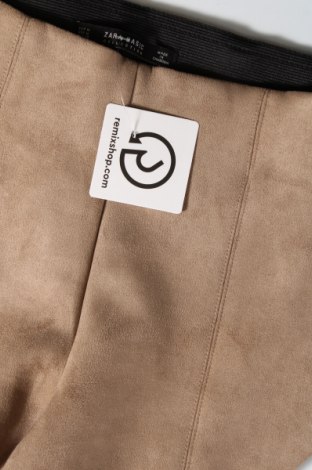 Dámske nohavice Zara, Veľkosť S, Farba Béžová, Cena  3,83 €