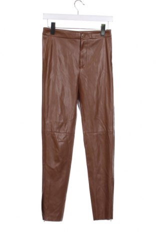 Дамски панталон Zara, Размер S, Цвят Кафяв, Цена 12,15 лв.