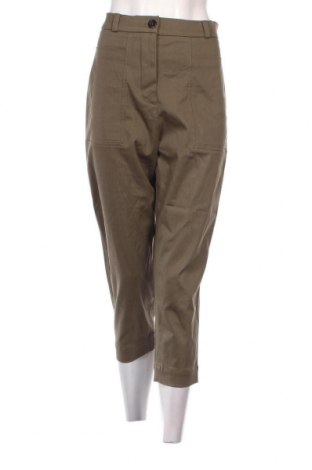 Дамски панталон Zara, Размер S, Цвят Зелен, Цена 43,90 лв.