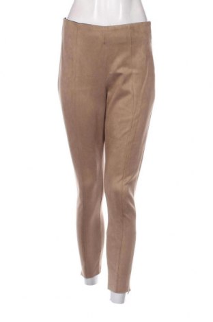 Дамски панталон Zara, Размер L, Цвят Бежов, Цена 12,32 лв.