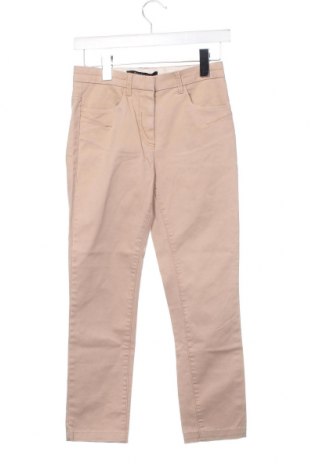 Дамски панталон Zara, Размер XS, Цвят Бежов, Цена 17,54 лв.
