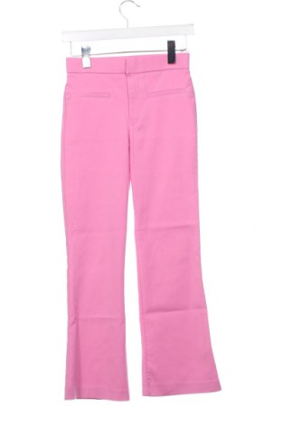 Дамски панталон Zara, Размер XS, Цвят Розов, Цена 15,37 лв.