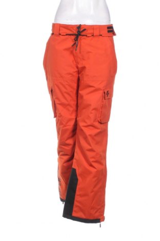 Дамски панталон за зимни спортове Superdry, Размер M, Цвят Оранжев, Цена 81,90 лв.