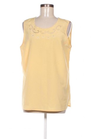 Γυναικείο αμάνικο μπλουζάκι, Μέγεθος XL, Χρώμα Κίτρινο, Τιμή 3,57 €