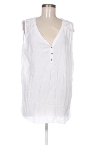Γυναικείο αμάνικο μπλουζάκι, Μέγεθος L, Χρώμα Λευκό, Τιμή 5,65 €