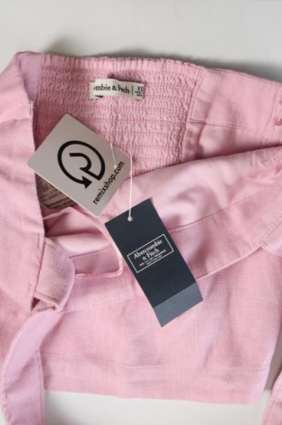 Γυναικείο αμάνικο μπλουζάκι Abercrombie & Fitch, Μέγεθος XS, Χρώμα Ρόζ , Τιμή 31,96 €