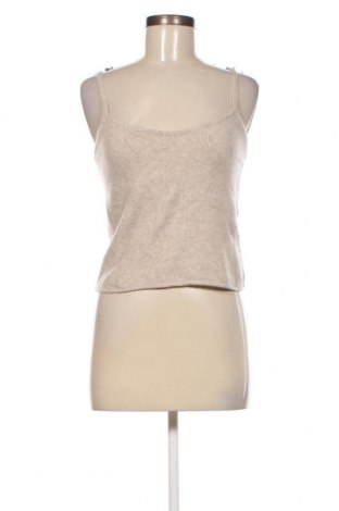 Γυναικείο αμάνικο μπλουζάκι Abercrombie & Fitch, Μέγεθος M, Χρώμα  Μπέζ, Τιμή 10,02 €